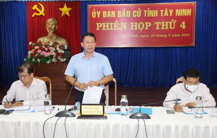 Uỷ ban bầu cử tỉnh họp phiên thứ 4: Cần chọn những ứng cử viên “chất lượng” 